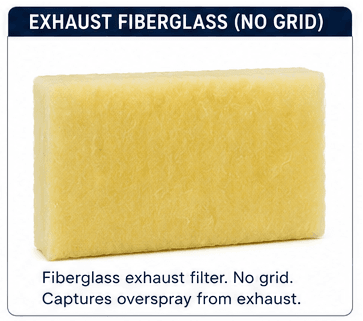 Fiberglass exhaust arrestor